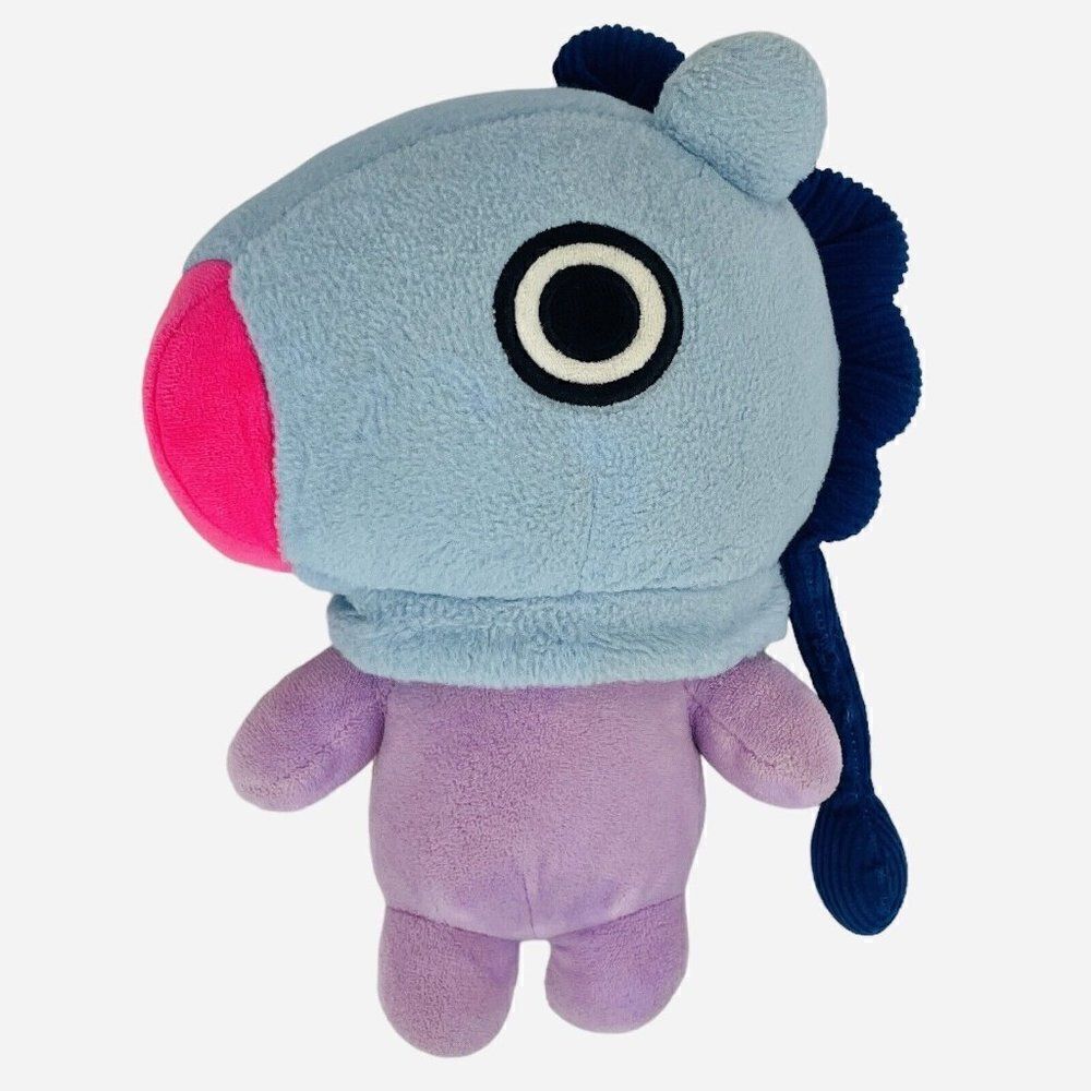 Bt21 Line Friends 12" Mang Plush BTS Kpop Kawaii J-Hope Horse Mask Heart Mouth